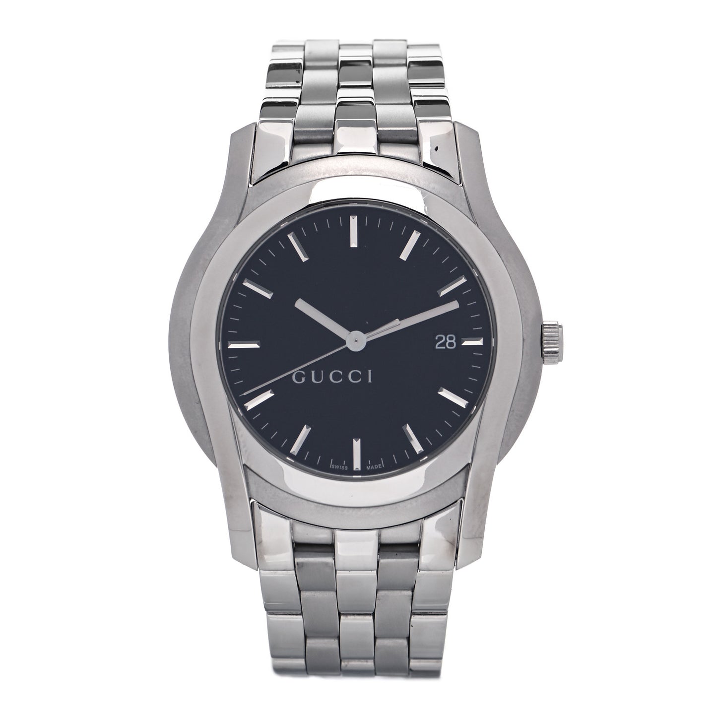 Stainless Steel 38mm 5500XL Quartz Watch Black