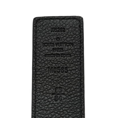 Louis Vuitton Calfskin Monogram 30mm LV Initiales Reversible Belt 85 34 Black 6 of 7