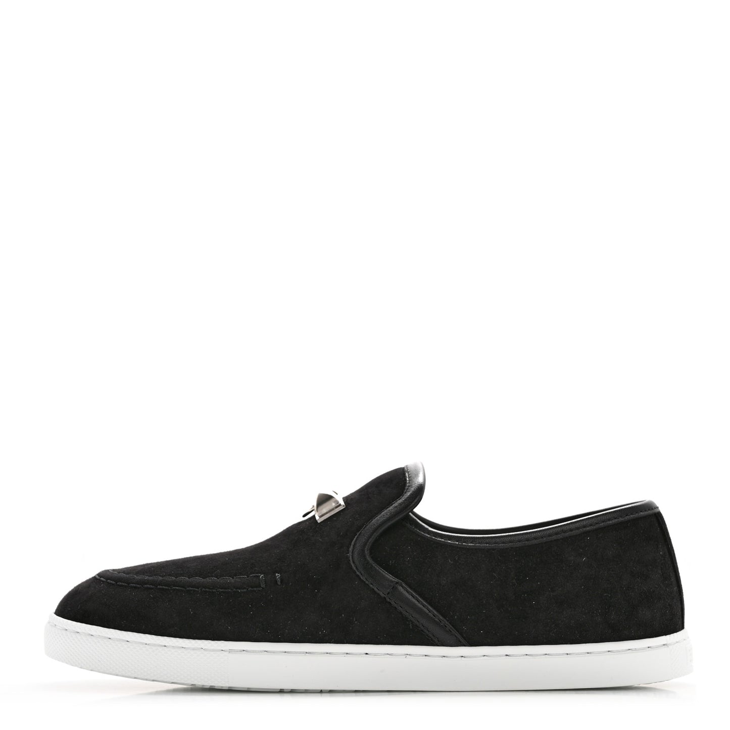 Suede Goatskin Nappa Jour Loafers 35 Black