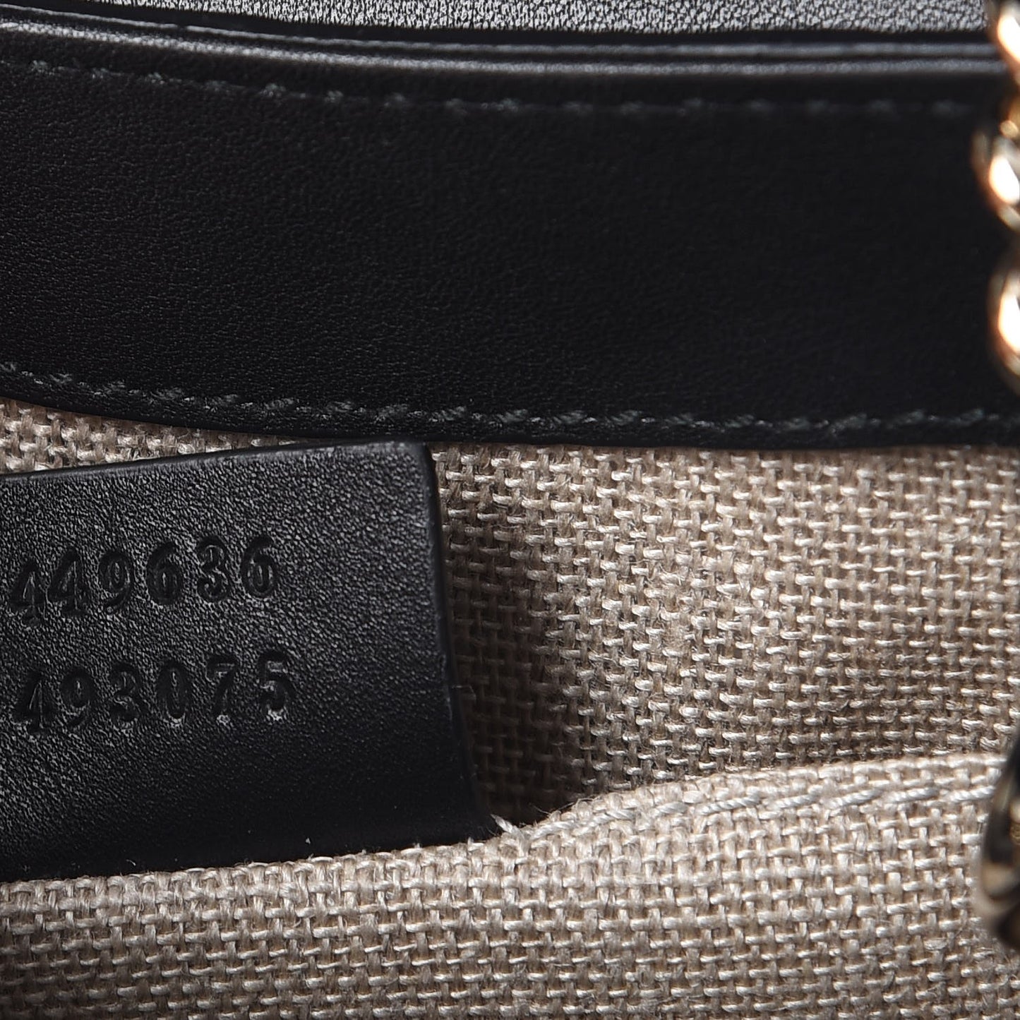Microguccissima Mini Emily Shoulder Bag Black