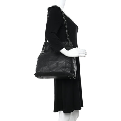 Chanel Lambskin Quilted Small Soft Touch Shoulder Bag Black 2 of 12