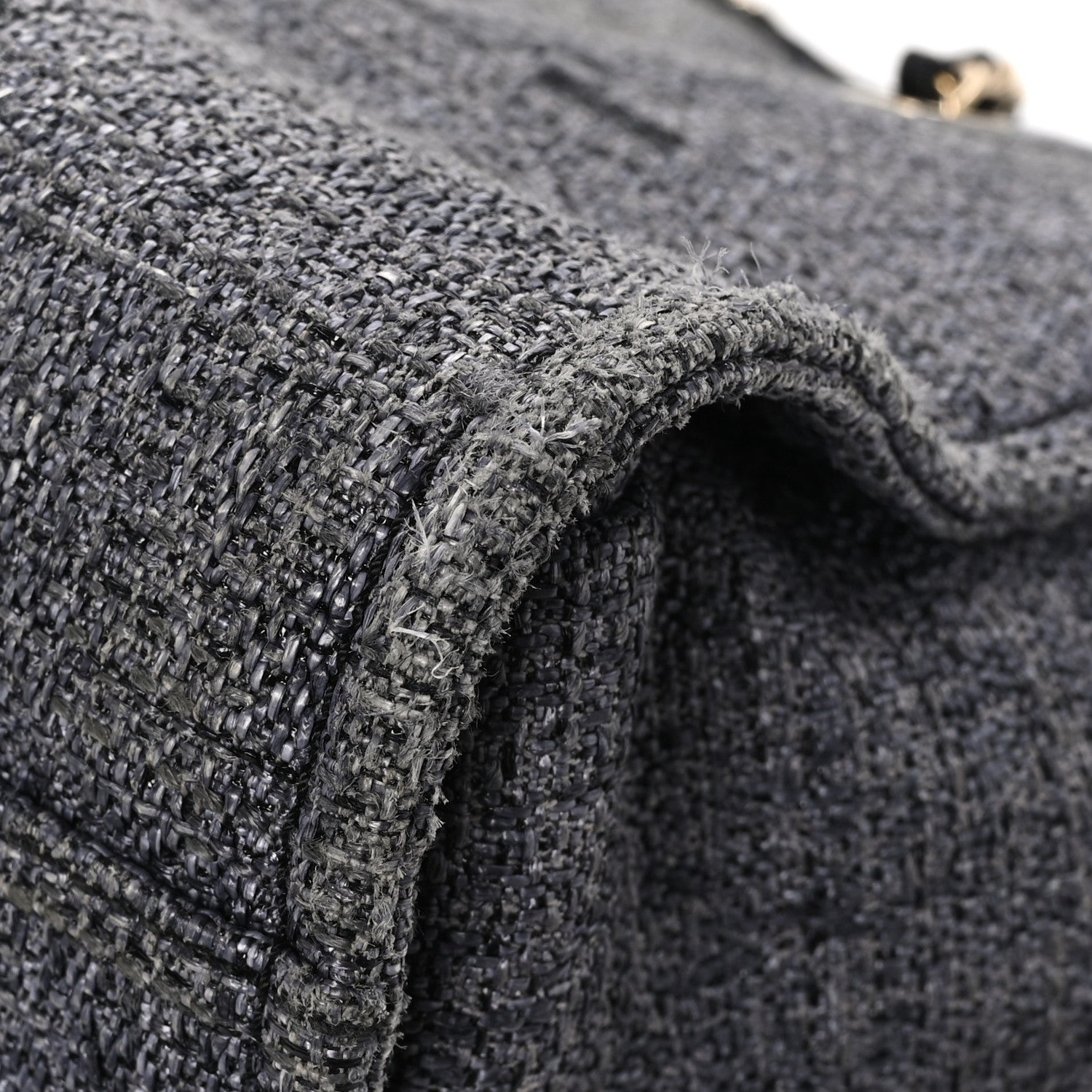 Chanel Lurex Boucle Small Deauville Tote Black 11 of 15