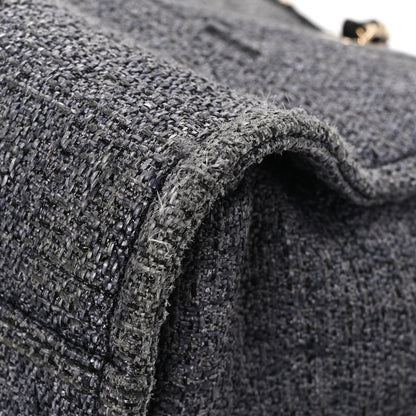 Chanel Lurex Boucle Small Deauville Tote Black 11 of 15