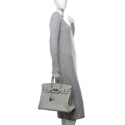 Hermes Togo Birkin 35 Gris Perle 2 of 10