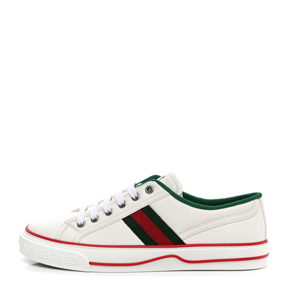 Gucci Canvas Web Womens 1977 Tennis Sneakers 40 White 1 of 9