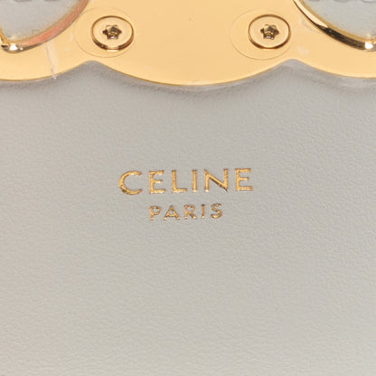 Celine Shiny Calfskin Mini Triomphe Chalk 6 of 8