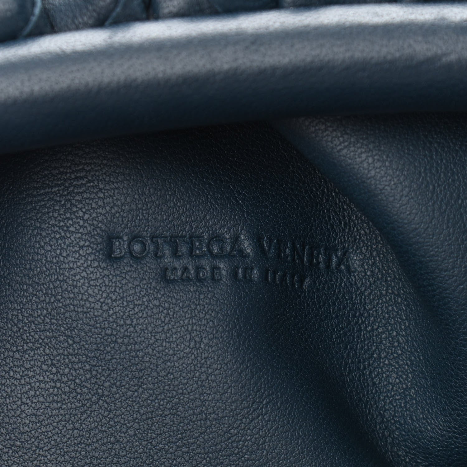 Bottega Veneta Nappa Intrecciato The Mini Pouch Deep Blue 6 of 9