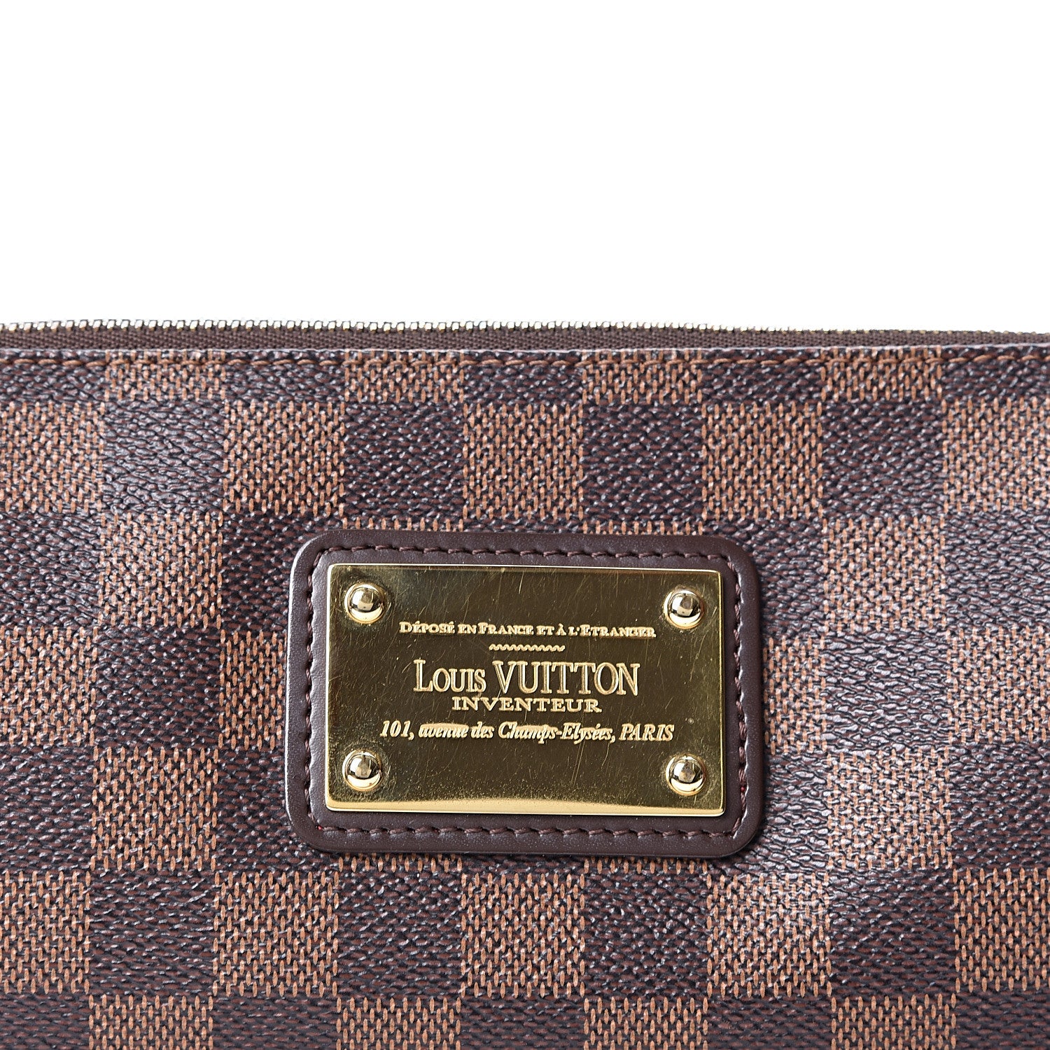 Louis Vuitton Damier Ebene Eva Clutch 9 of 9