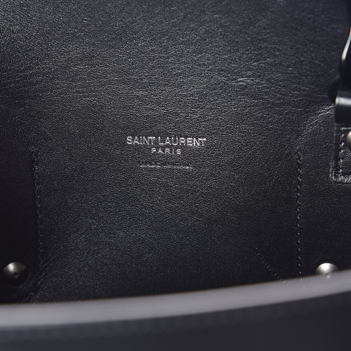 Calfskin Crocodile Embossed Large Sac De Jour Carryall Black