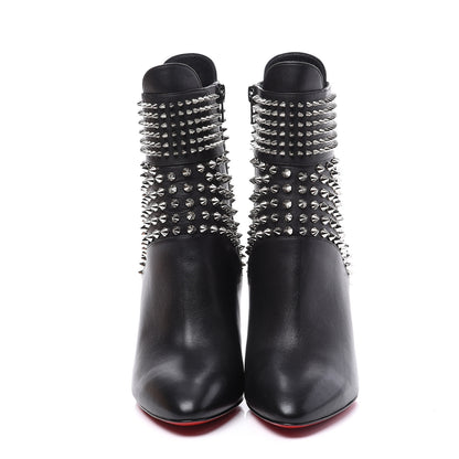 Christian Louboutin Calfskin Hongroise 85 Ankle Boots 36.5 Black 3 of 10