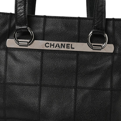 Chanel Caviar Quilted Chocolate Bar Tote Black 8 of 10
