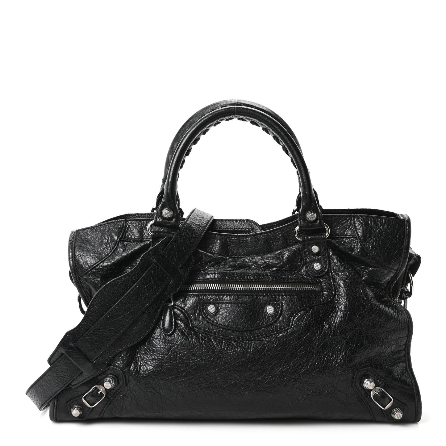 Agneau Giant 12 Silver Hardware City Black