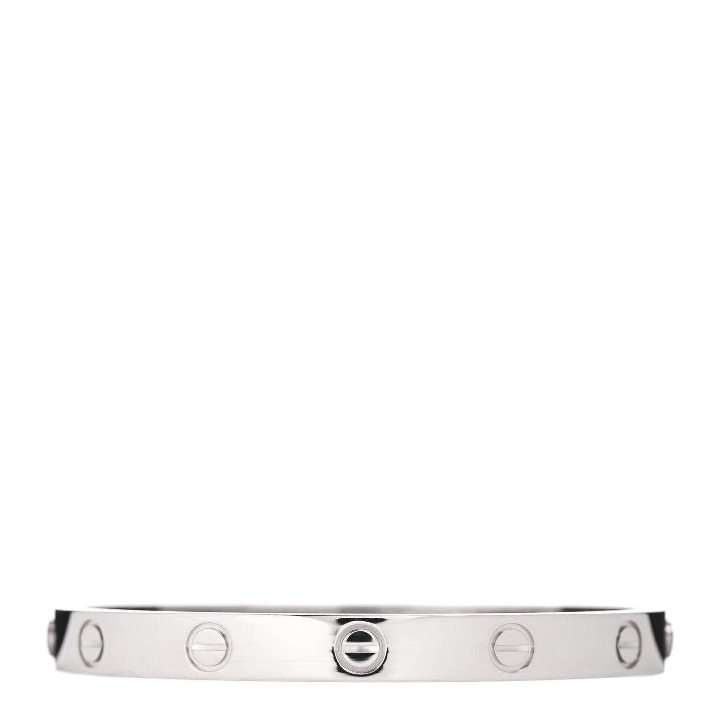 18K White Gold LOVE Bracelet 16