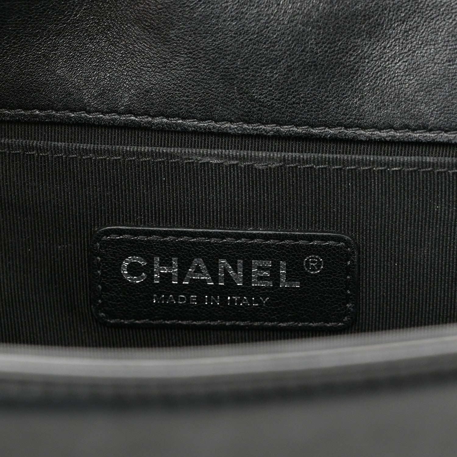 Chanel Lambskin Quilted Medium Boy Flap Black 6 of 12