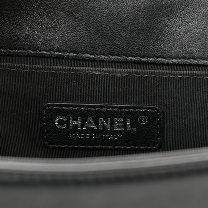 Chanel Lambskin Quilted Medium Boy Flap Black 6 of 12