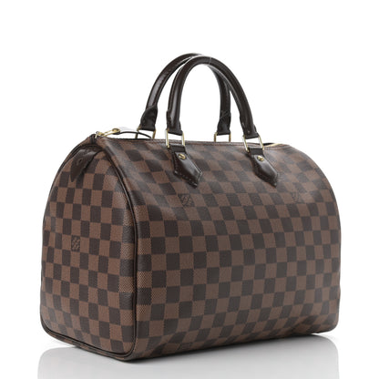 Louis Vuitton Damier Ebene Speedy 30 3 of 9