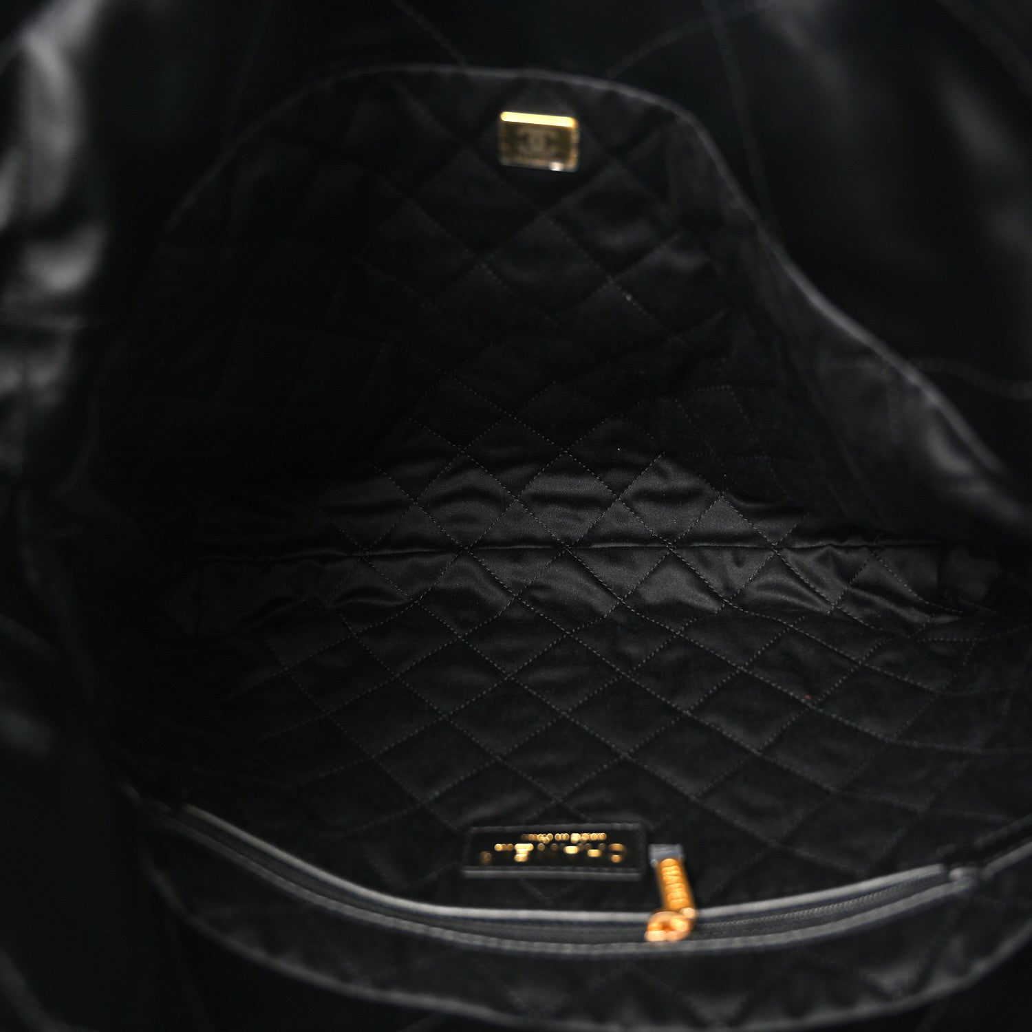Chanel Shiny Calfskin Quilted Small Chanel 22 Black 6 of 11