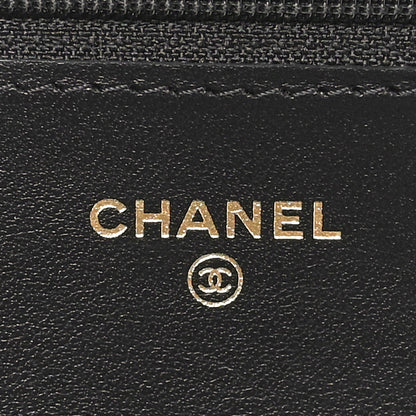 Chanel Caviar Quilted Boy Wallet On Chain WOC Black 6 of 11