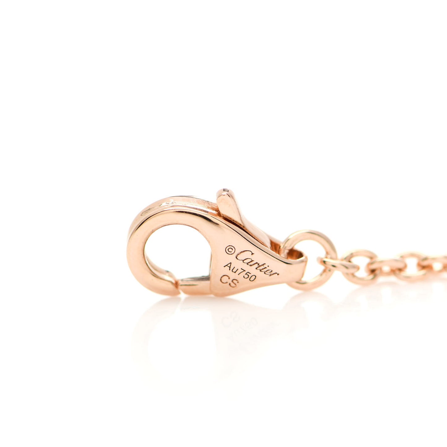 18K Pink Gold Interlocking LOVE Bracelet