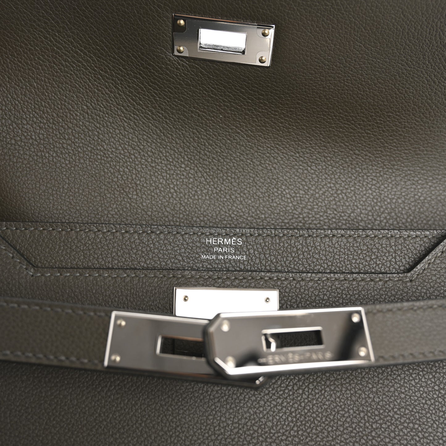 Evercolor Kelly Depeches 25 Pouch Vert Maquis