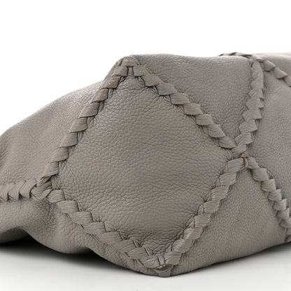 Bottega Veneta Cervo Lavato Deerskin Hobo Light Grey 9 of 13