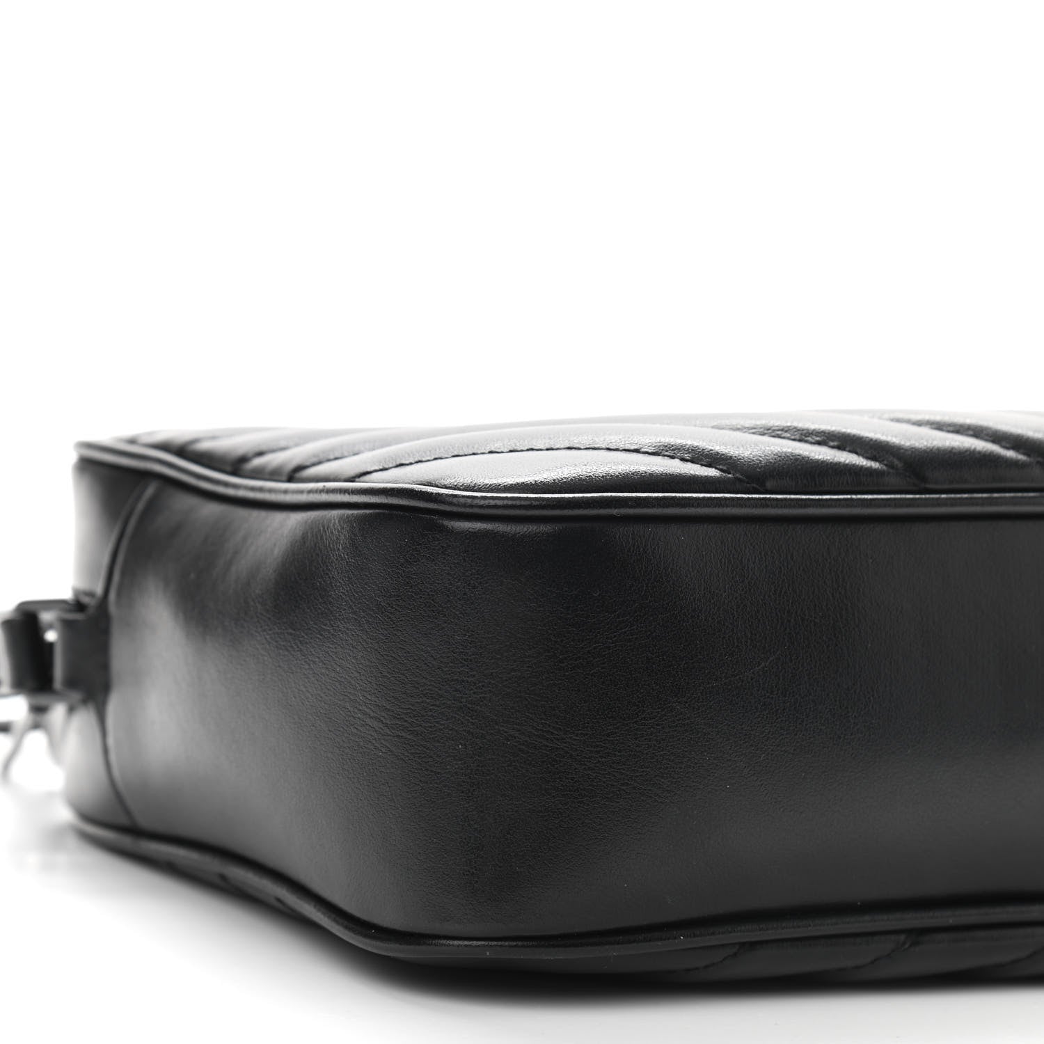 Saint Laurent Calfskin Matelasse Monogram Lou Camera Bag Black 5 of 10