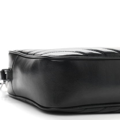 Saint Laurent Calfskin Matelasse Monogram Lou Camera Bag Black 5 of 10