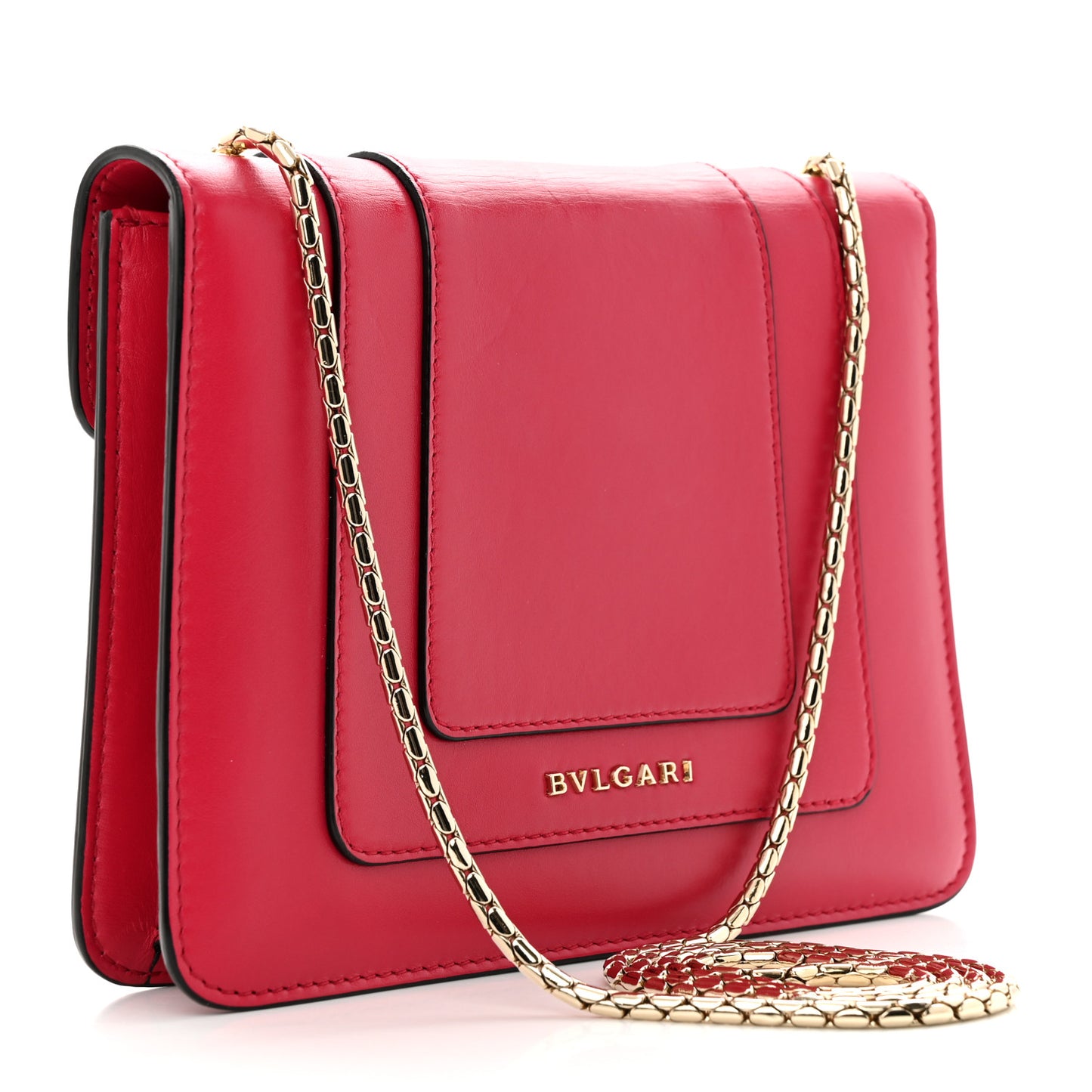 Calfskin Serpenti Forever Crossbody Bag Pink