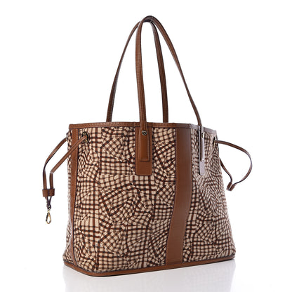 MCM Visetos Medium Liz Reversible Shopper Tote Cognac 6 of 22