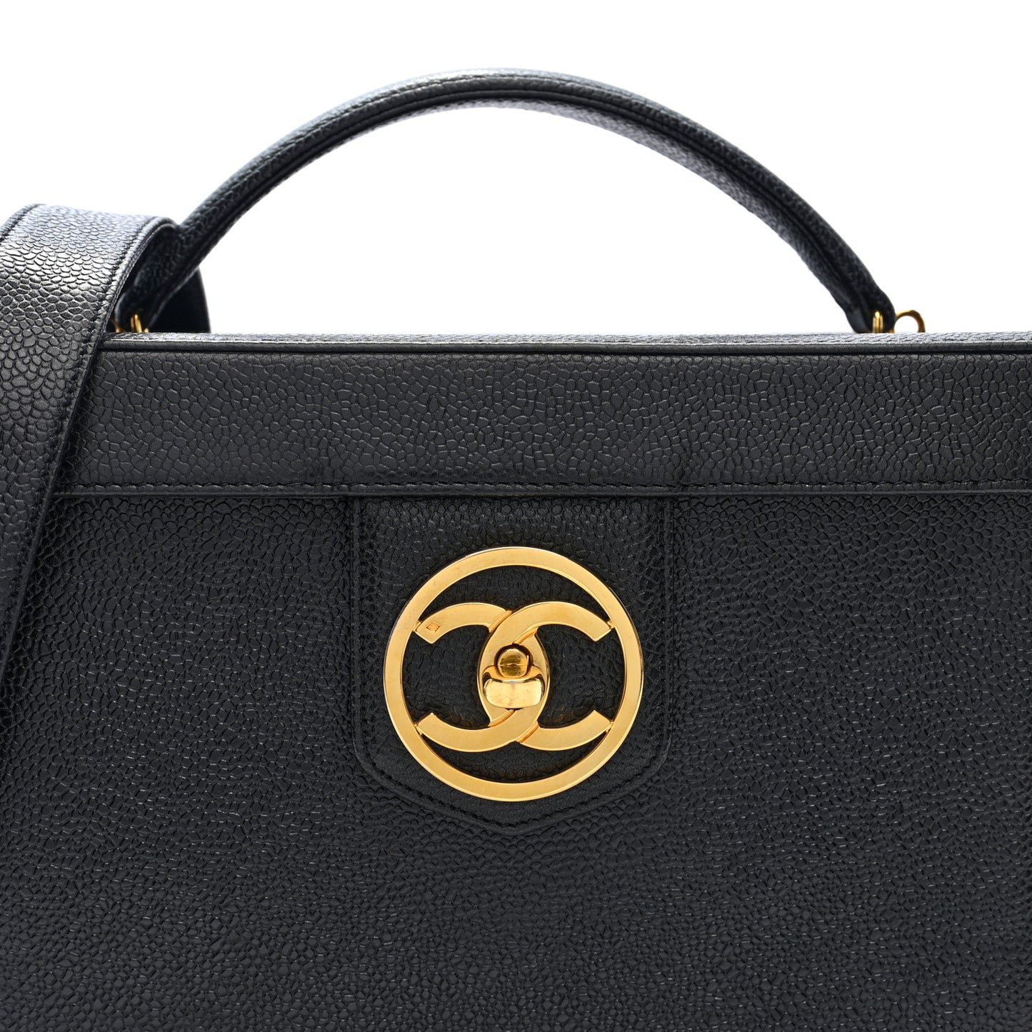 Caviar Vanity Train Case Black
