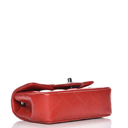 Chanel Lambskin Quilted Extra Mini Flap Red 4 of 8