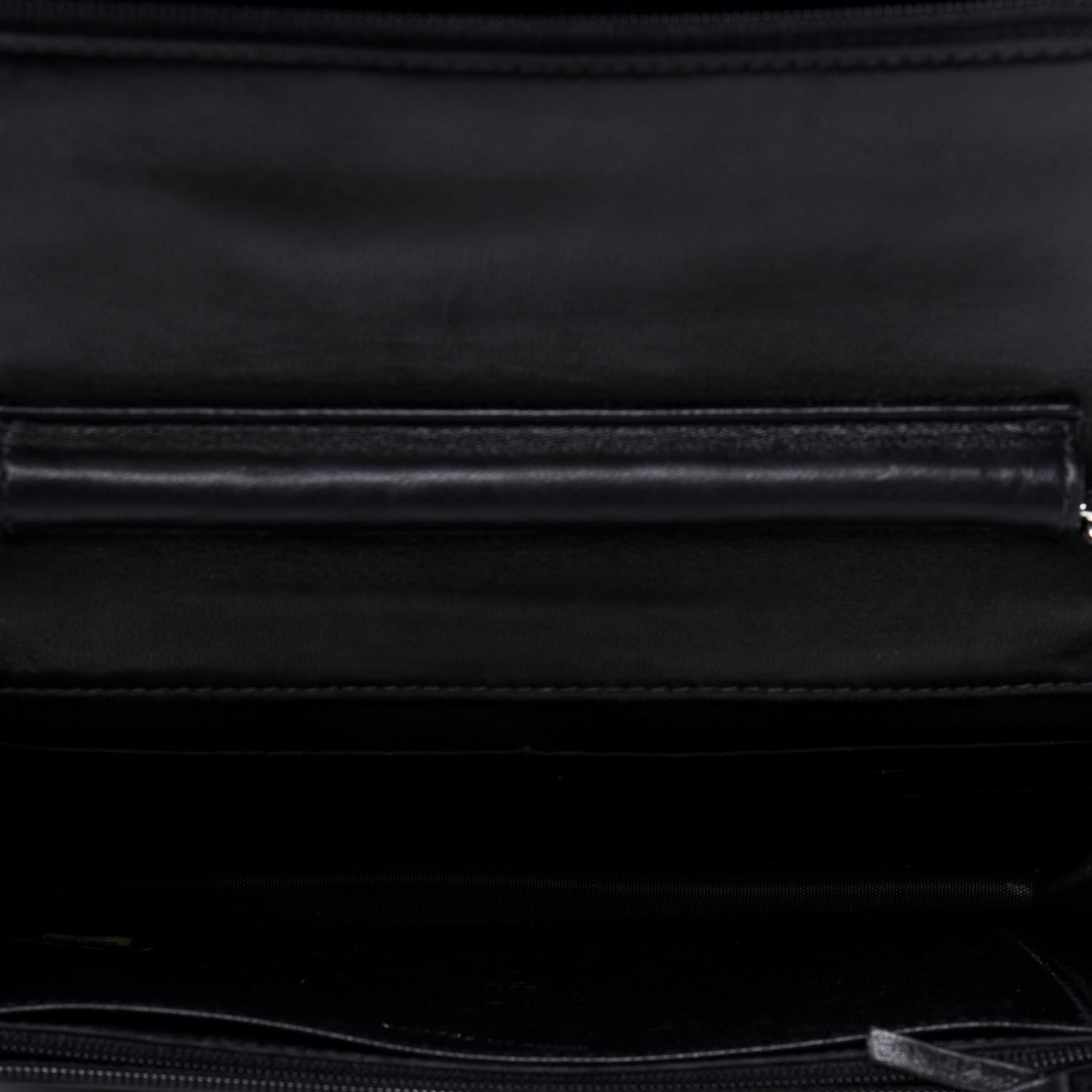 Chanel Caviar Timeless CC Wallet On Chain WOC Black 4 of 13