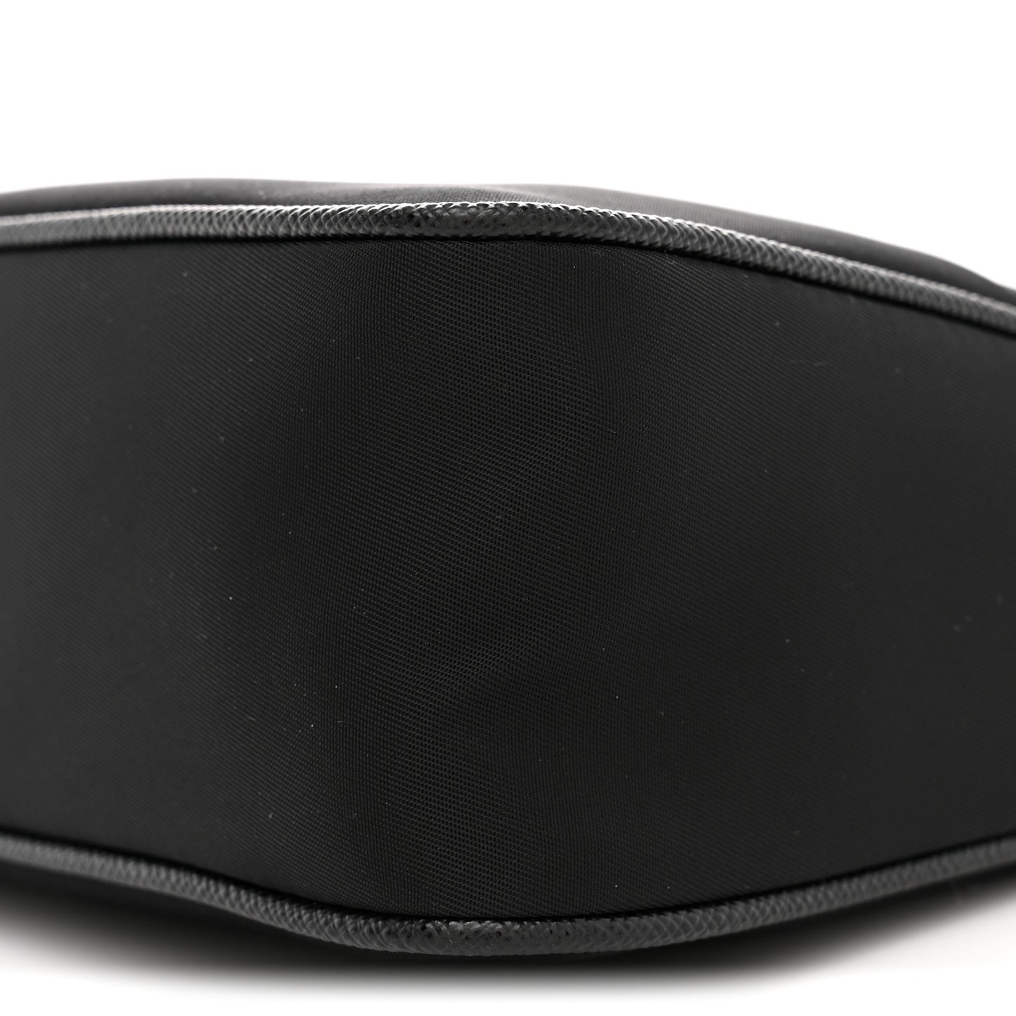 Tessuto Nylon Saffiano Mini Re-Edition 2000 Bag Black