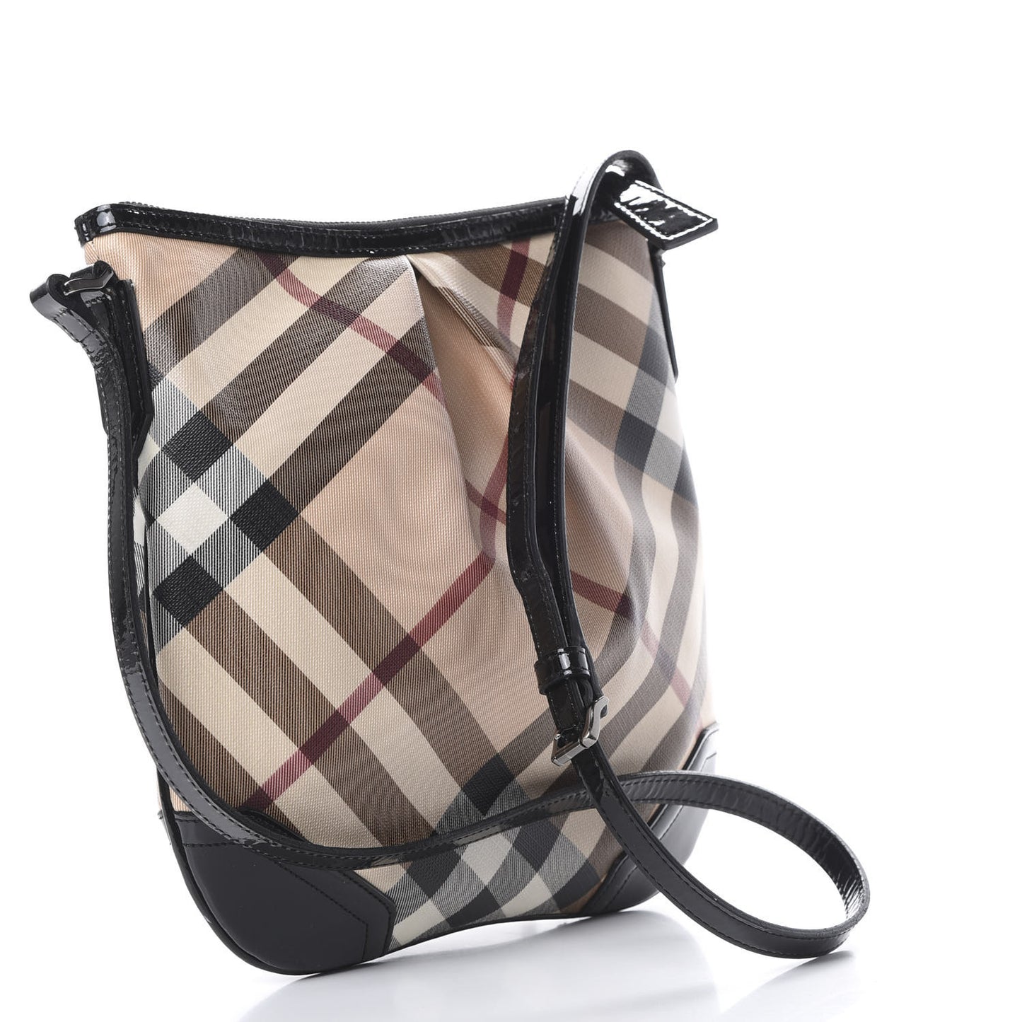 Supernova Check Small Julia Crossbody Bag Black
