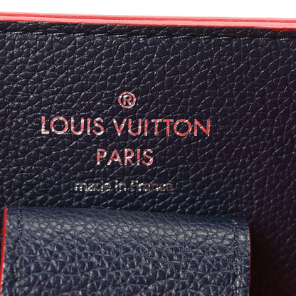 Louis Vuitton Soft Calfskin Braided Lockme Bucket Marine Rouge 6 of 9