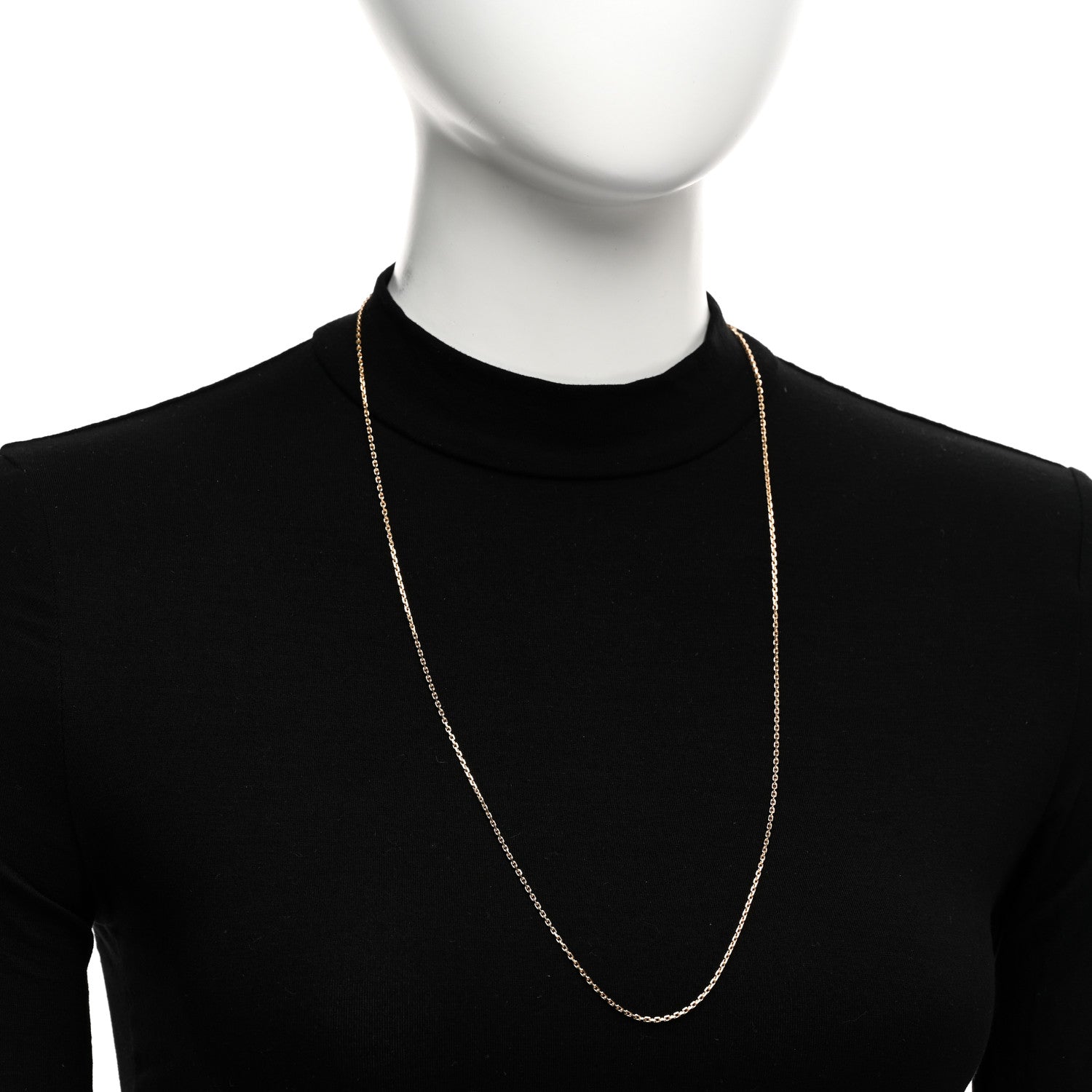 Van Cleef & Arpels 18K Yellow Gold Trace Chain 70cm 2 of 5