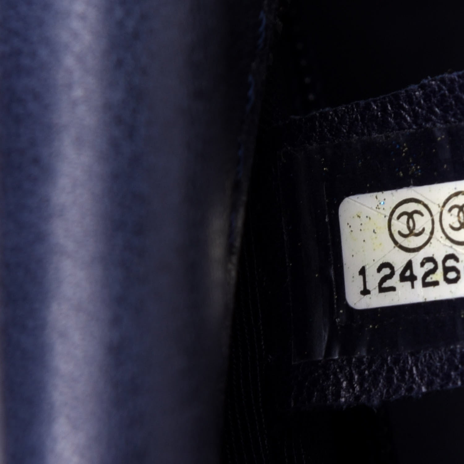 Chanel Lambskin Quilted Medium Camera Case Dark Navy Blue 7 of 11
