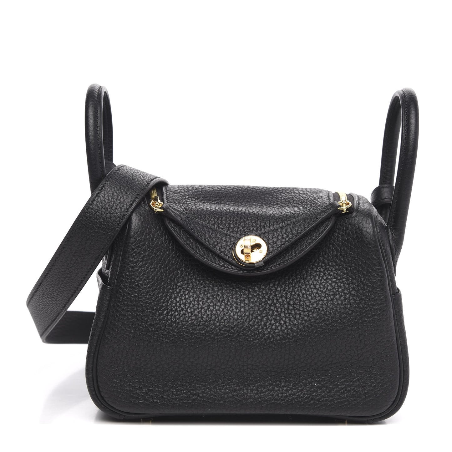 Taurillon Clemence Mini Lindy 20 Black