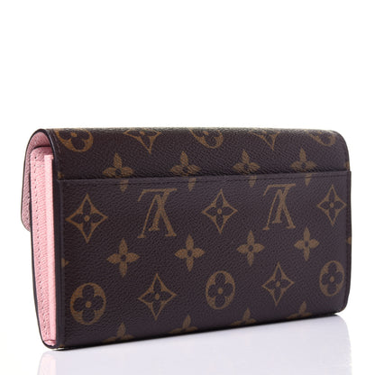 Louis Vuitton Monogram Sarah Wallet NM Rose Ballerine 3 of 9