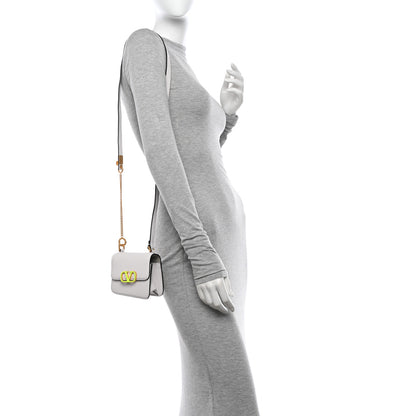 Valentino Garavani Goatskin Micro VSling Shoulder Bag White 2 of 13