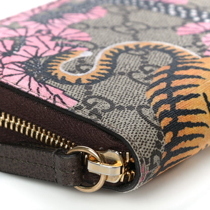 Gucci GG Supreme Monogram Bengal Zip Around Wallet Beige Pink 8 of 12