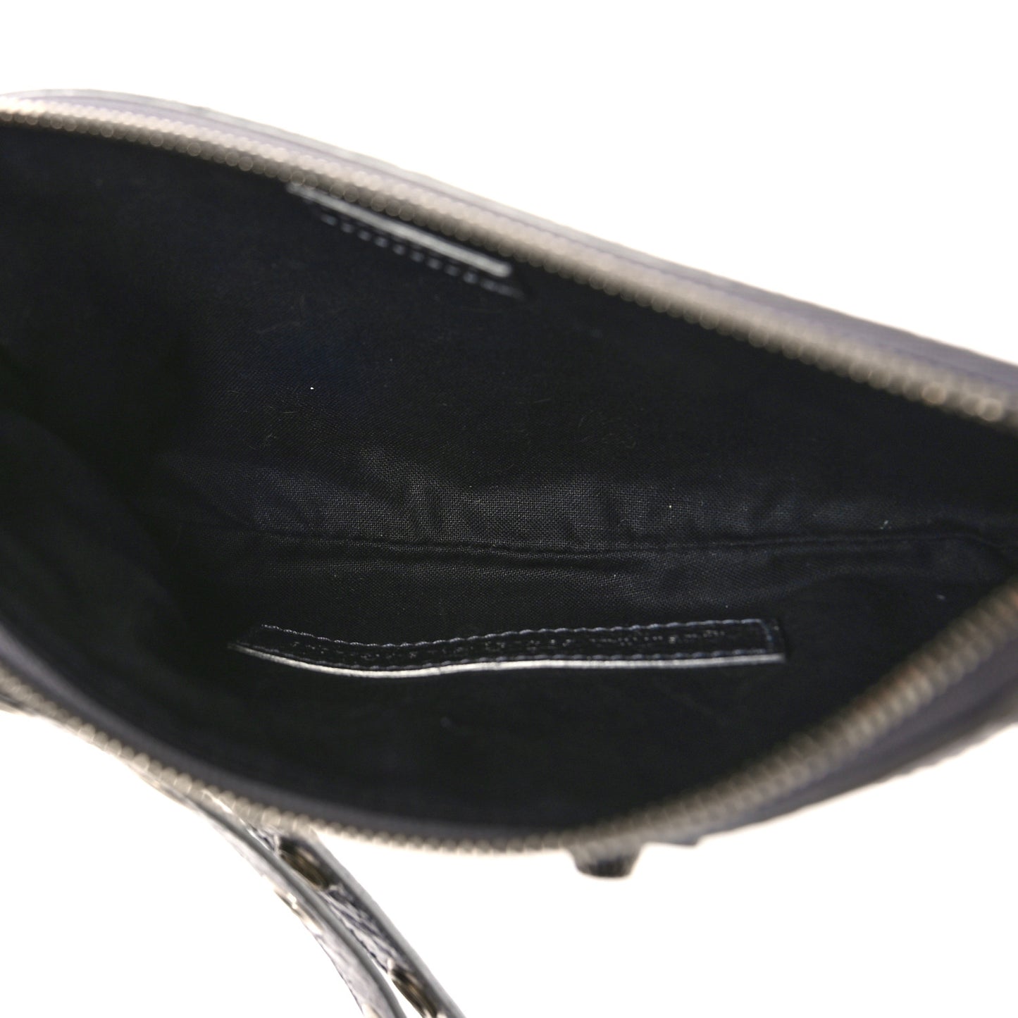 Metallic Agneau Arena Mini Le Cagole Multi Pouch Silver