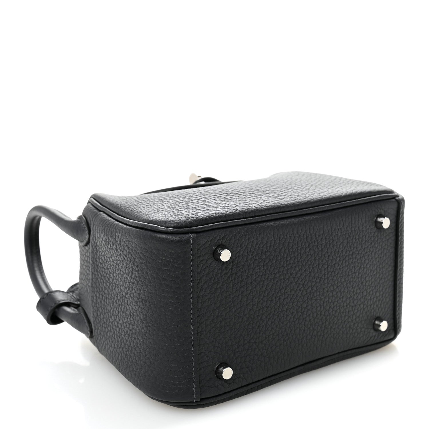 Hermes Taurillon Clemence Mini Lindy 20 Ardoise 4 of 10