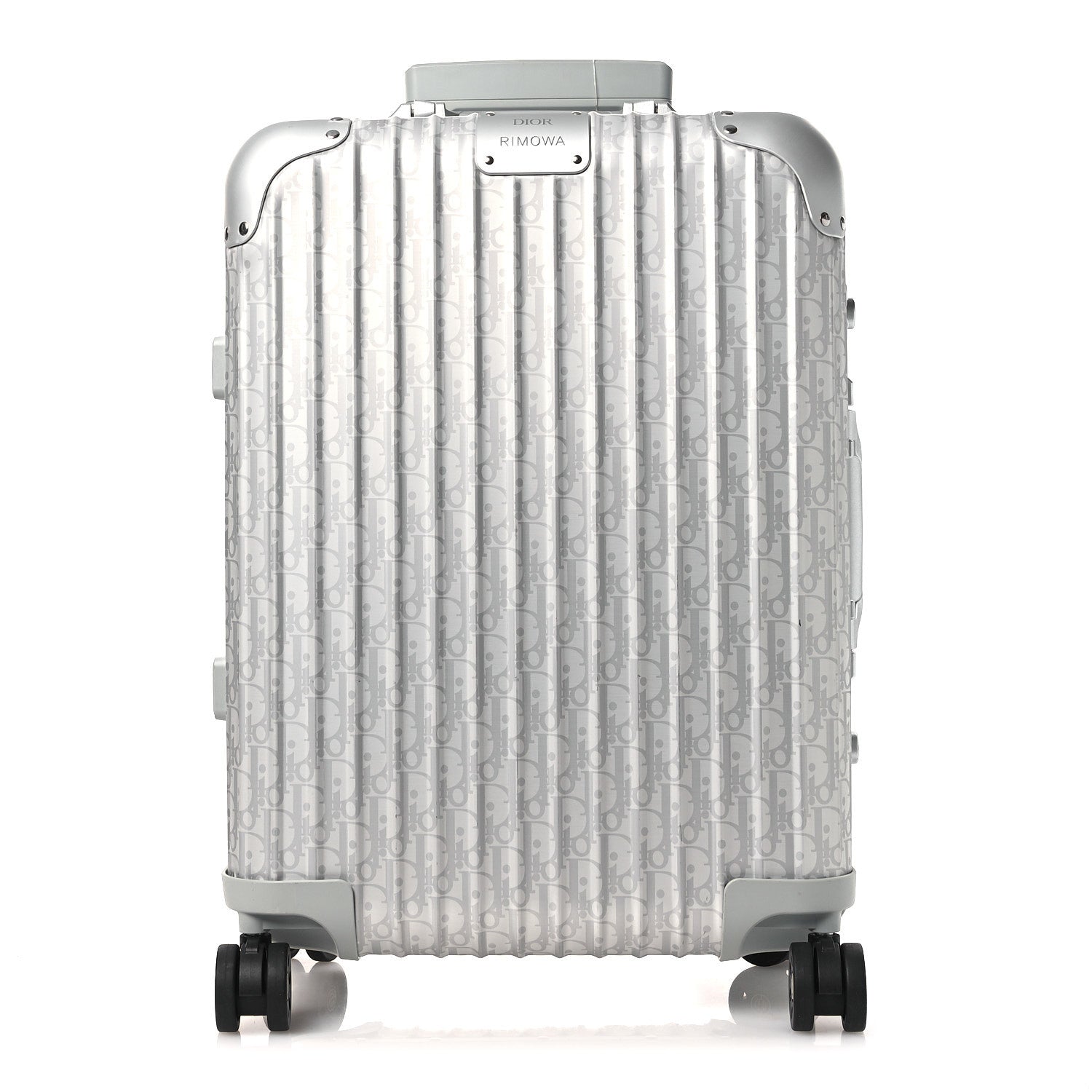 Christian Dior X RIMOWA Aluminum Gradient Cabin Luggage Silver 1 of 11