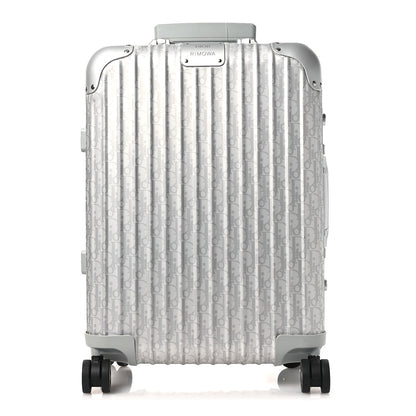 Christian Dior X RIMOWA Aluminum Gradient Cabin Luggage Silver 1 of 11