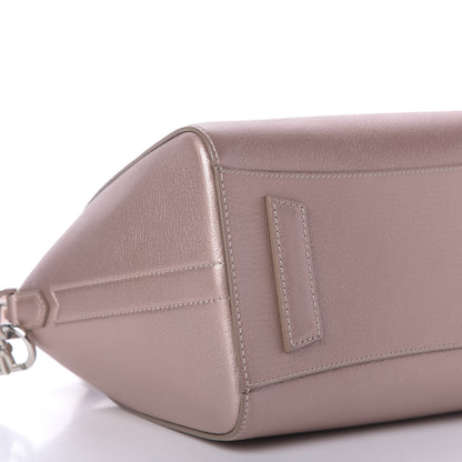 Givenchy Metallic Sugar Goatskin Small Antigona Light Pink 6 of 9