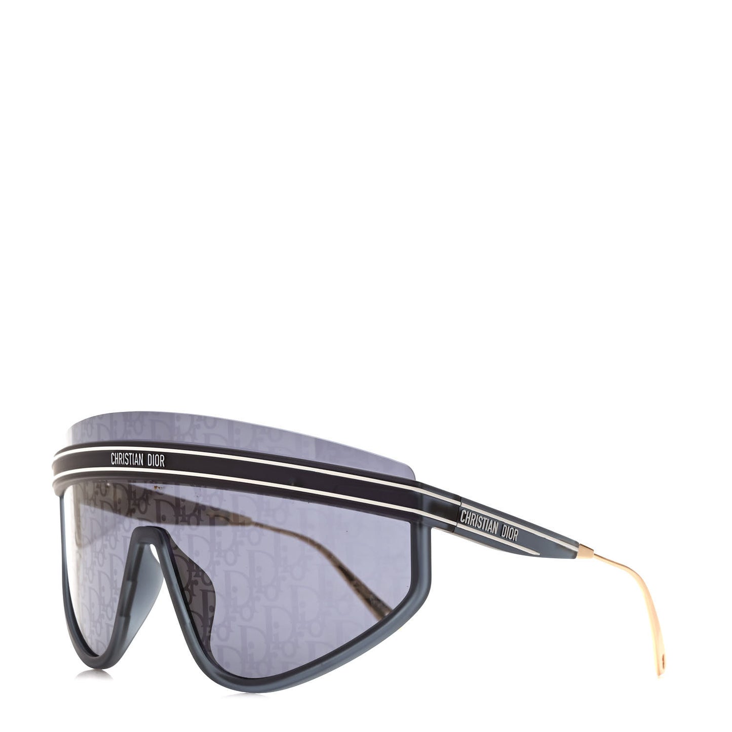 Oblique Mask DiorClub M2U Sunglasses Translucent Blue