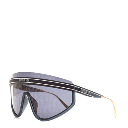 Christian Dior Oblique Mask DiorClub M2U Sunglasses Translucent Blue 1 of 9