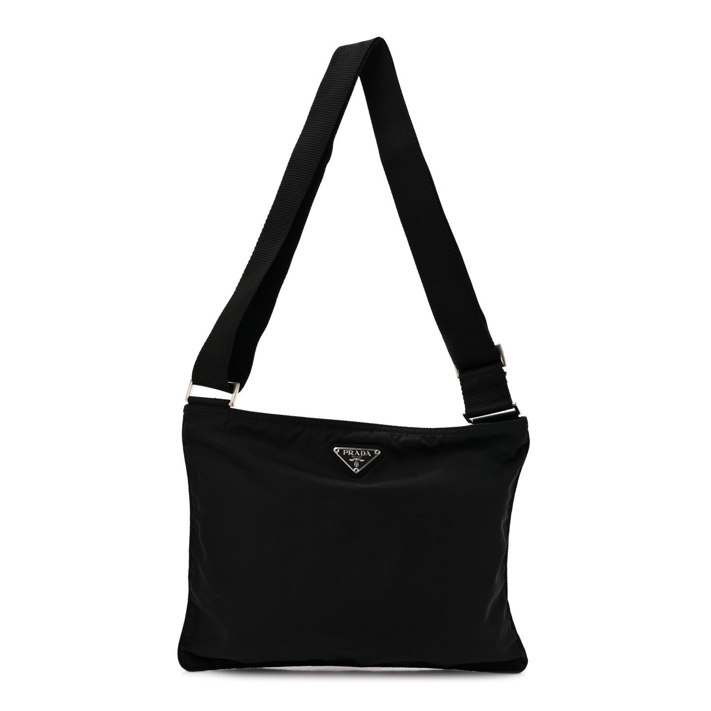 Nylon Crossbody Bag Black