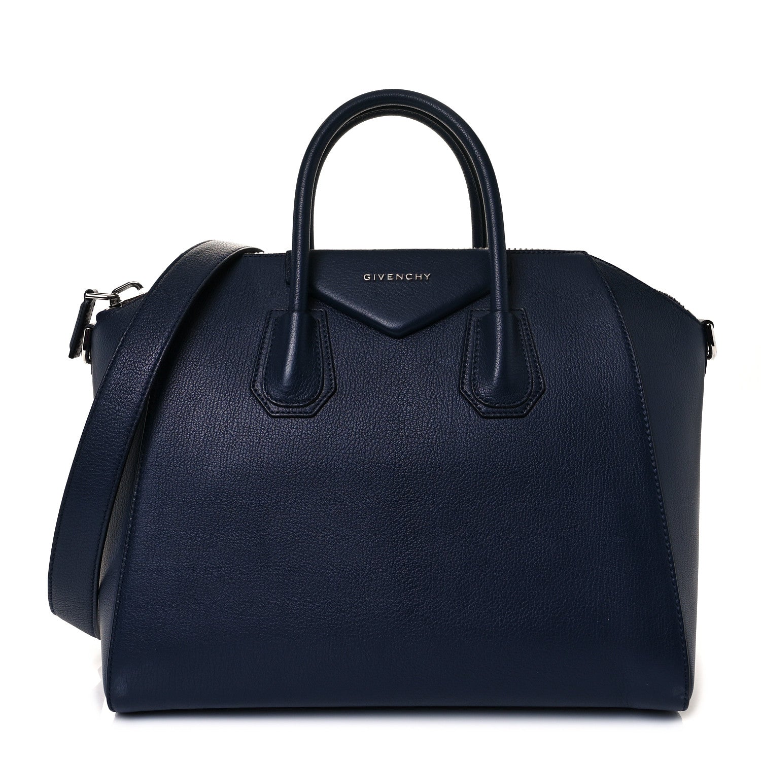 Givenchy Sugar Goatskin Medium Antigona Night Blue 1 of 12